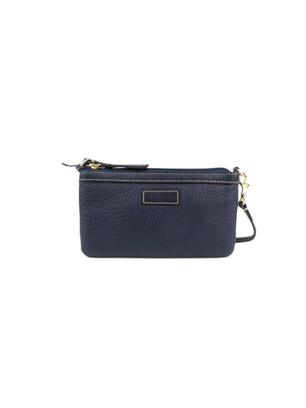 Dooney & Bourke Royal Blue Large Slim Leather Wristlet‎ NWT